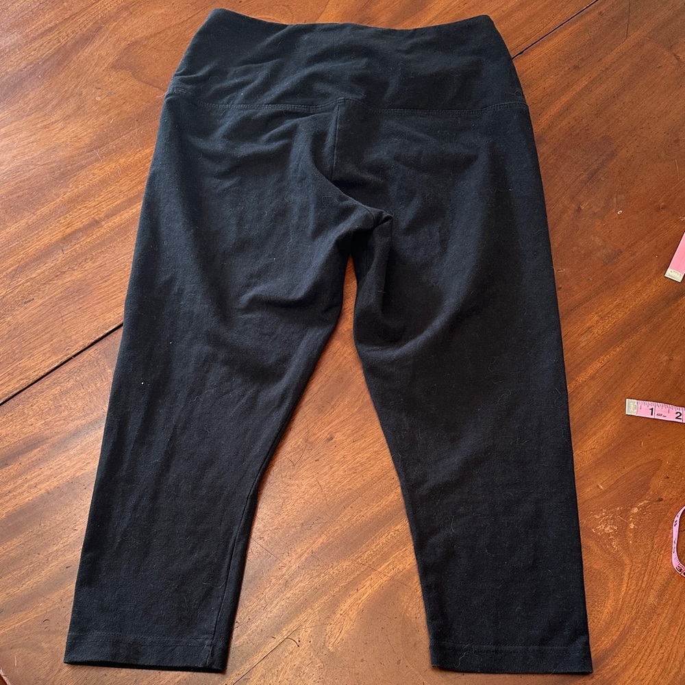 Lysse Black cropped Tights